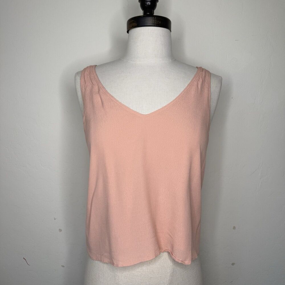 Aritzia Wilfred Free Womens Size Small Kempner Jersey Knit Tie Back Tank Top